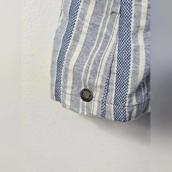 Roxy under the‎ Cali Sun Stripe sundress blue and white size medium NWT - Picture 8 of 14